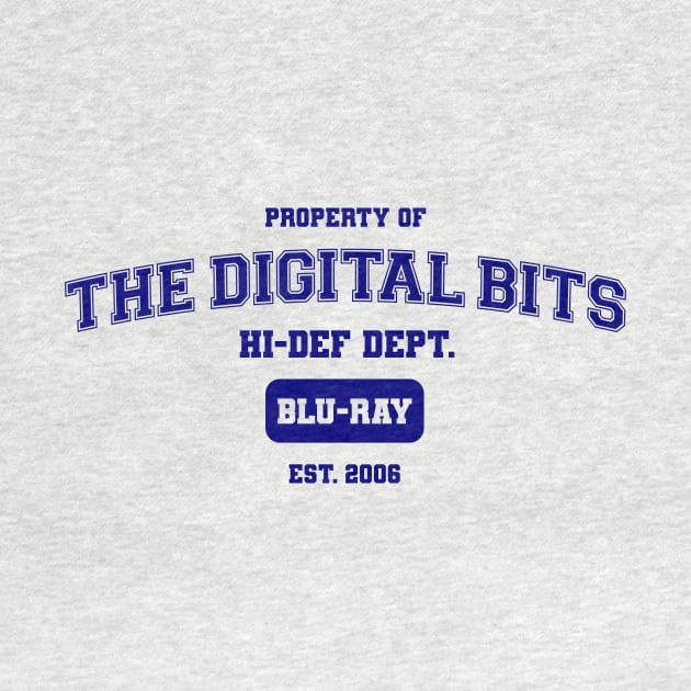 The Digital Bits Hi-Def Athletics - Blue on Light by TheDigitalBits